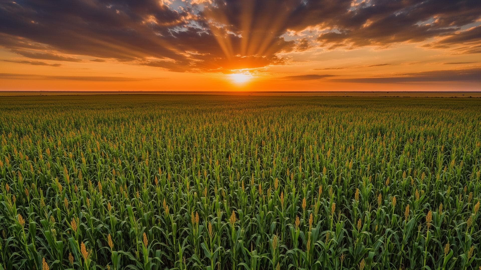 Campo agrícola en Argentina